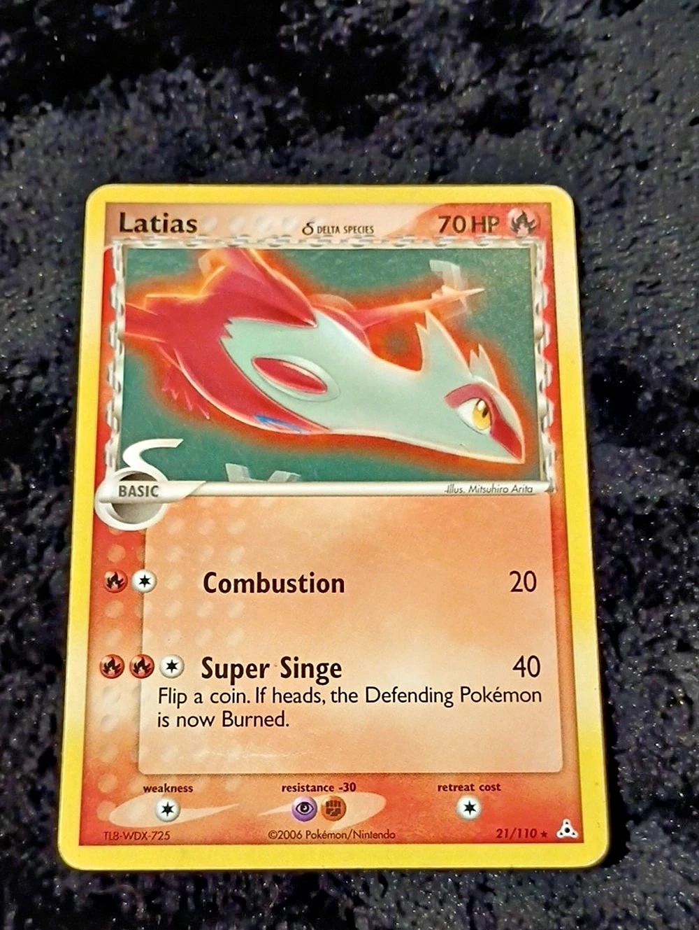 Pokémon Latias Delta Species Trading Card